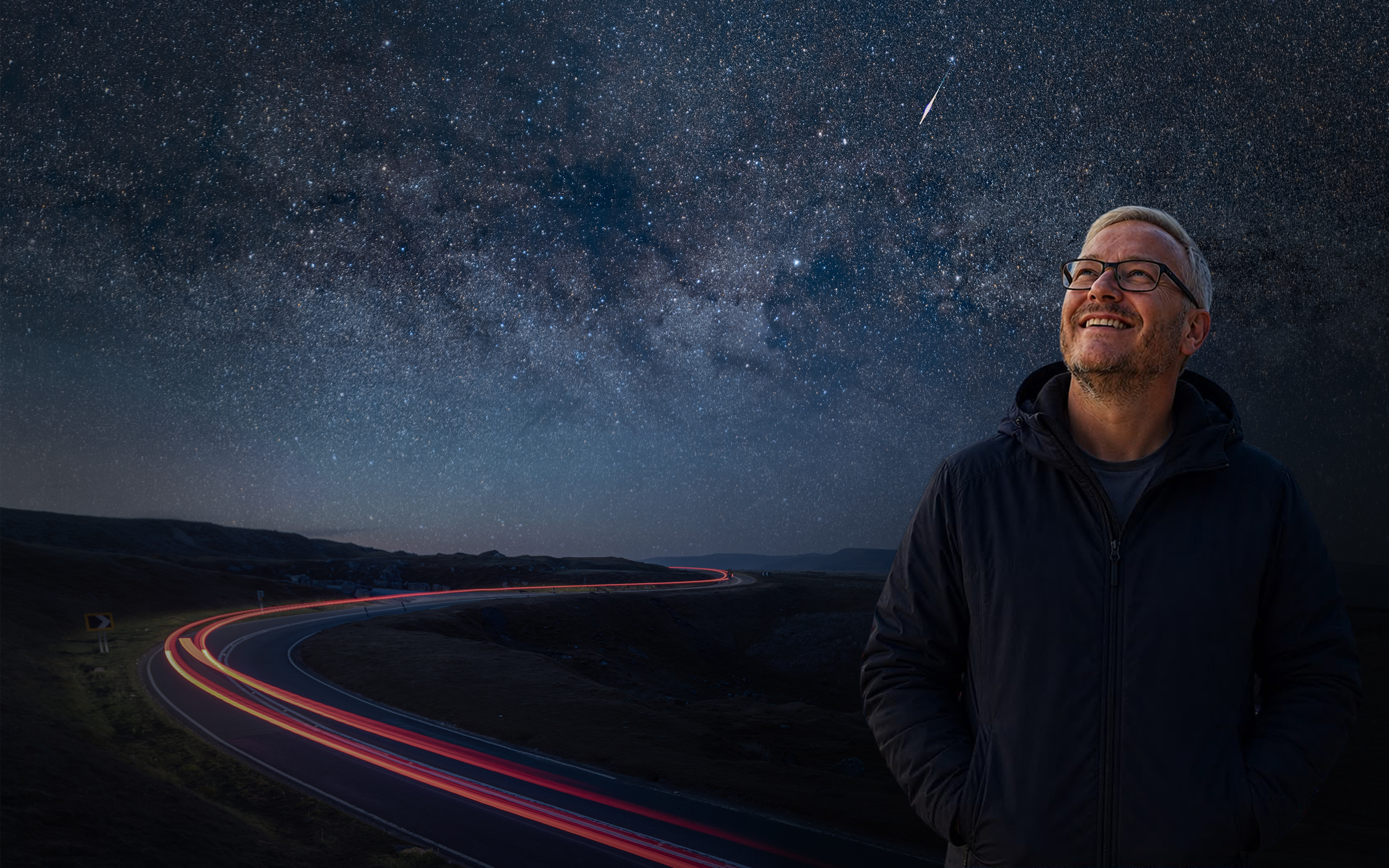 Daniel Sands under the Milky Way
